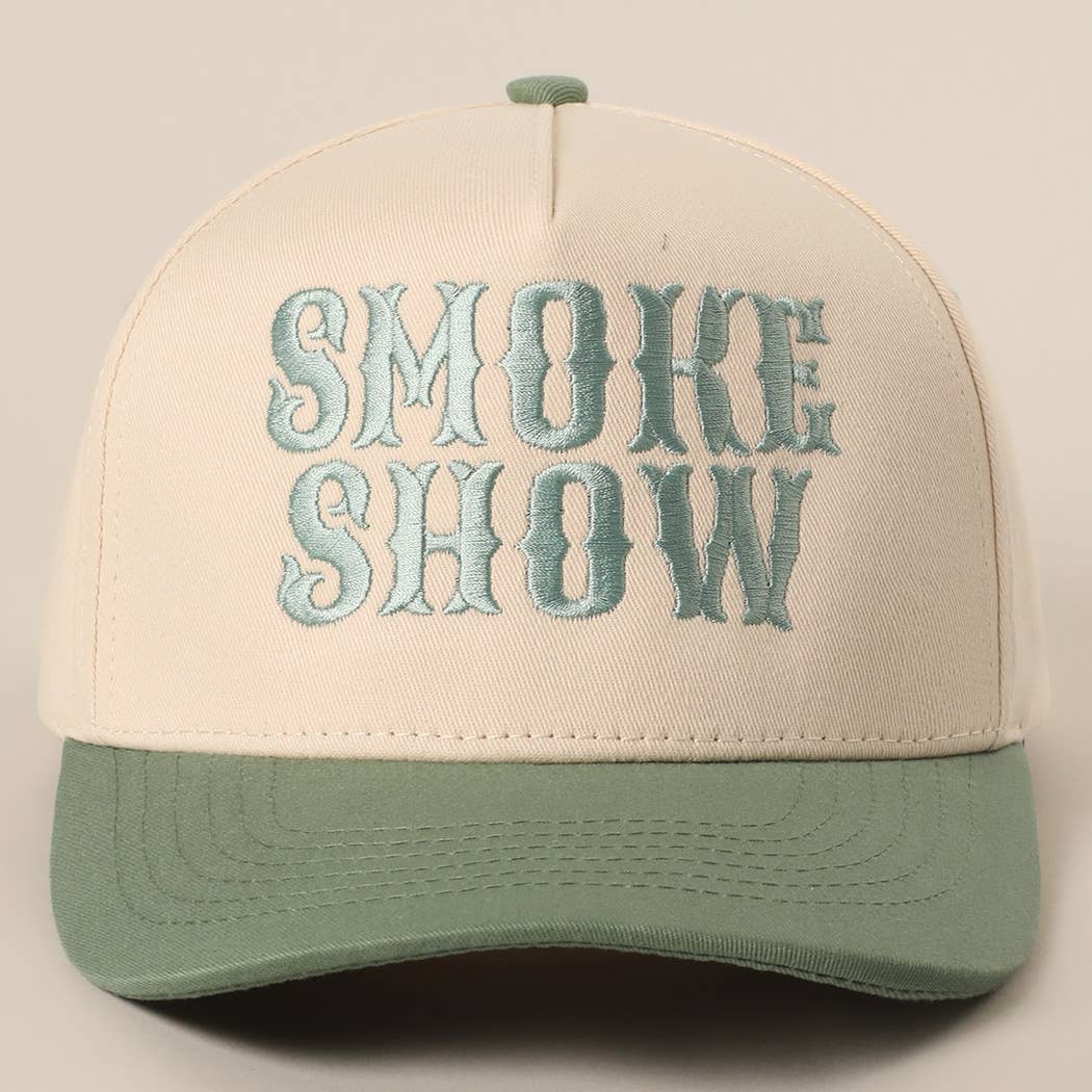 SMOKE SHOW Embroidered Trucker Hat