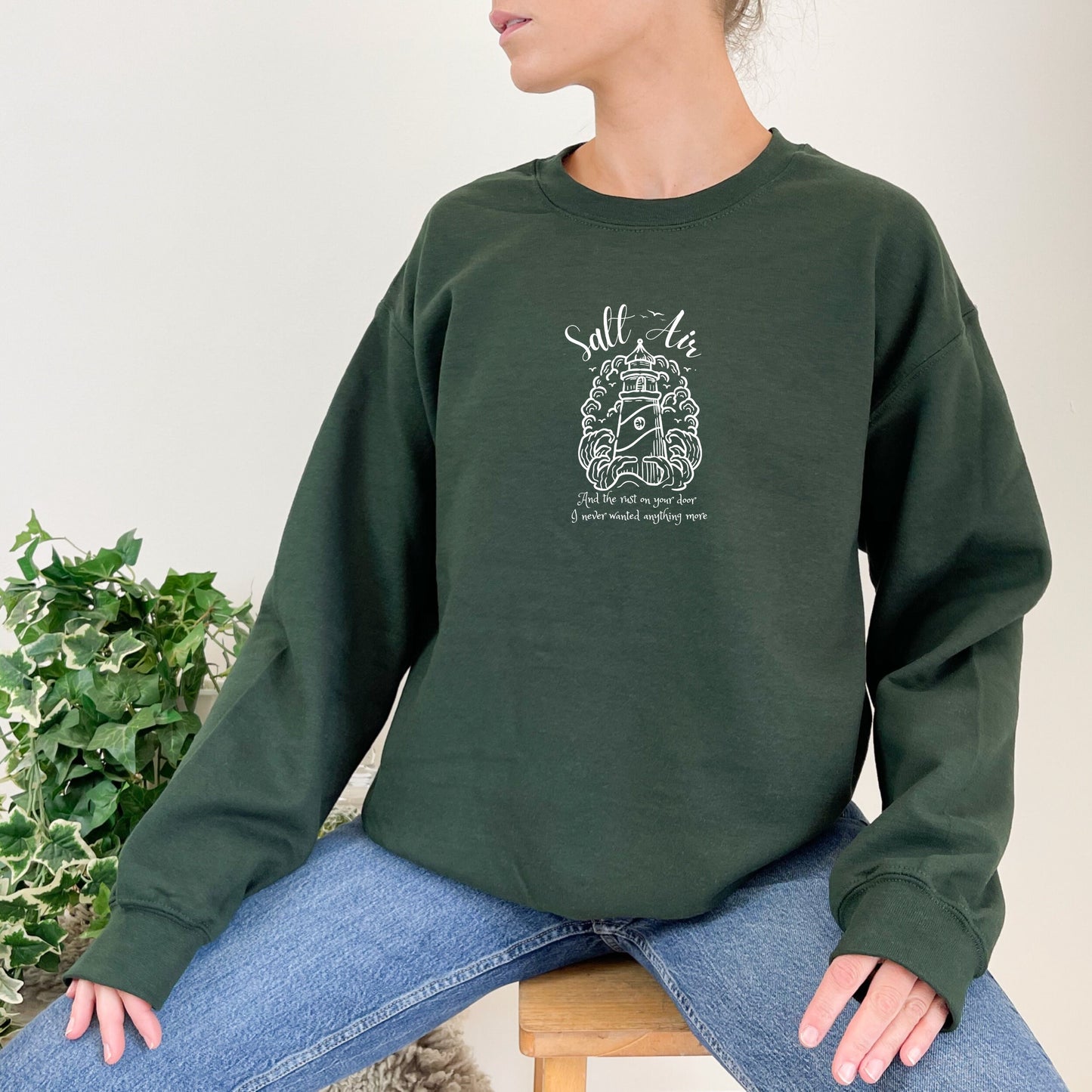 August Salt Air Taylor Swift TSITP Sweatshirt Beachy Boho Sweatshirt Lighthouse Crewneck