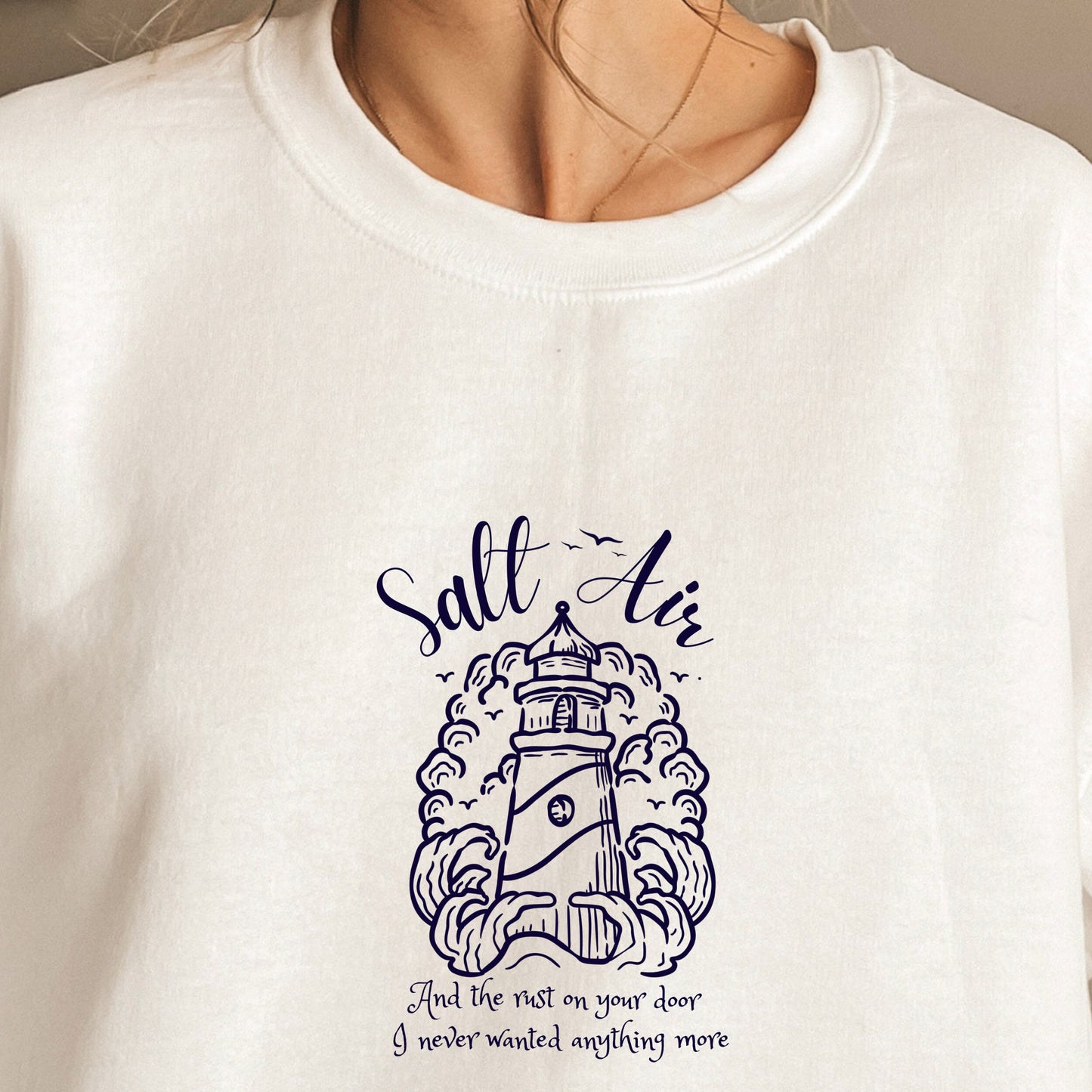 August Salt Air Taylor Swift TSITP Sweatshirt Beachy Boho Sweatshirt Lighthouse Crewneck