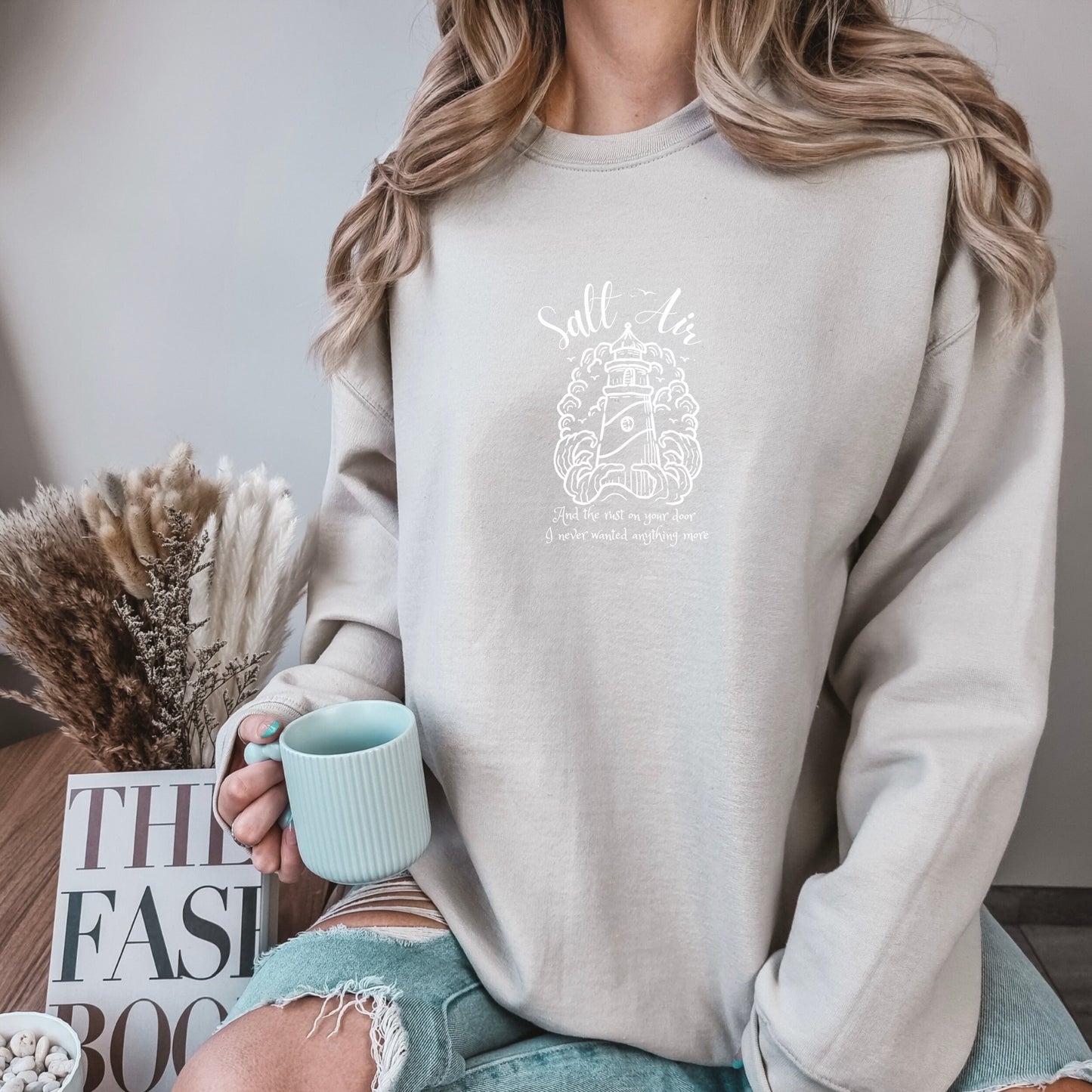 August Salt Air Taylor Swift TSITP Sweatshirt Beachy Boho Sweatshirt Lighthouse Crewneck