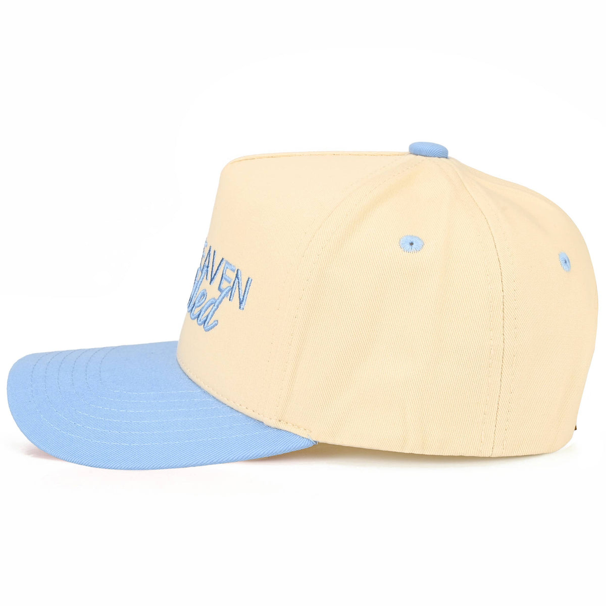 Make Heaven Crowded Embroidered Light Camo Trucker Hat