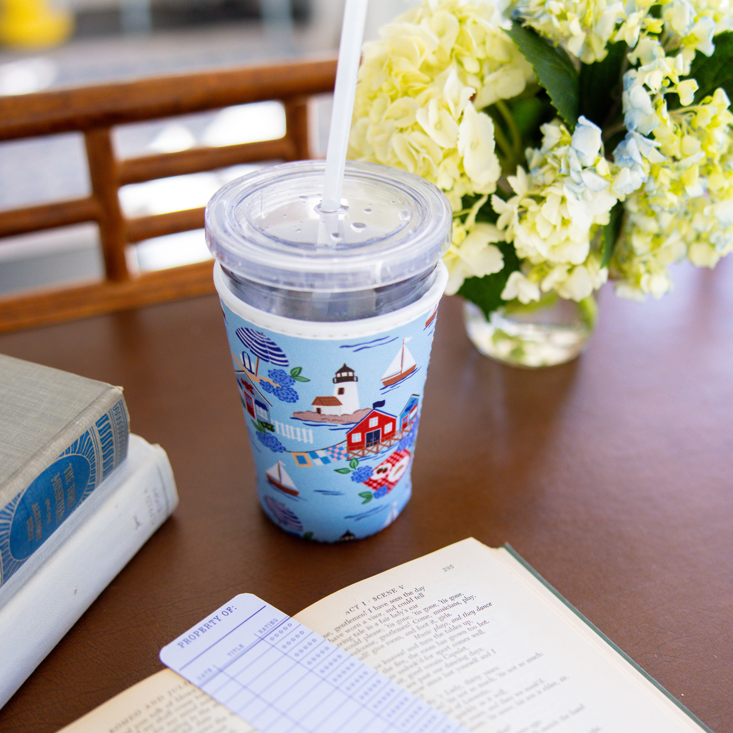 Seaside Harbor | Reusable Coffee Sleeve