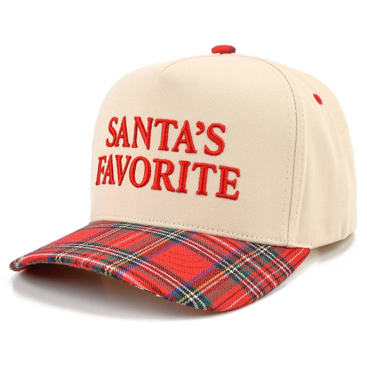C.C SANTAS FAVORITE Letter Embroidered Trucker Cap