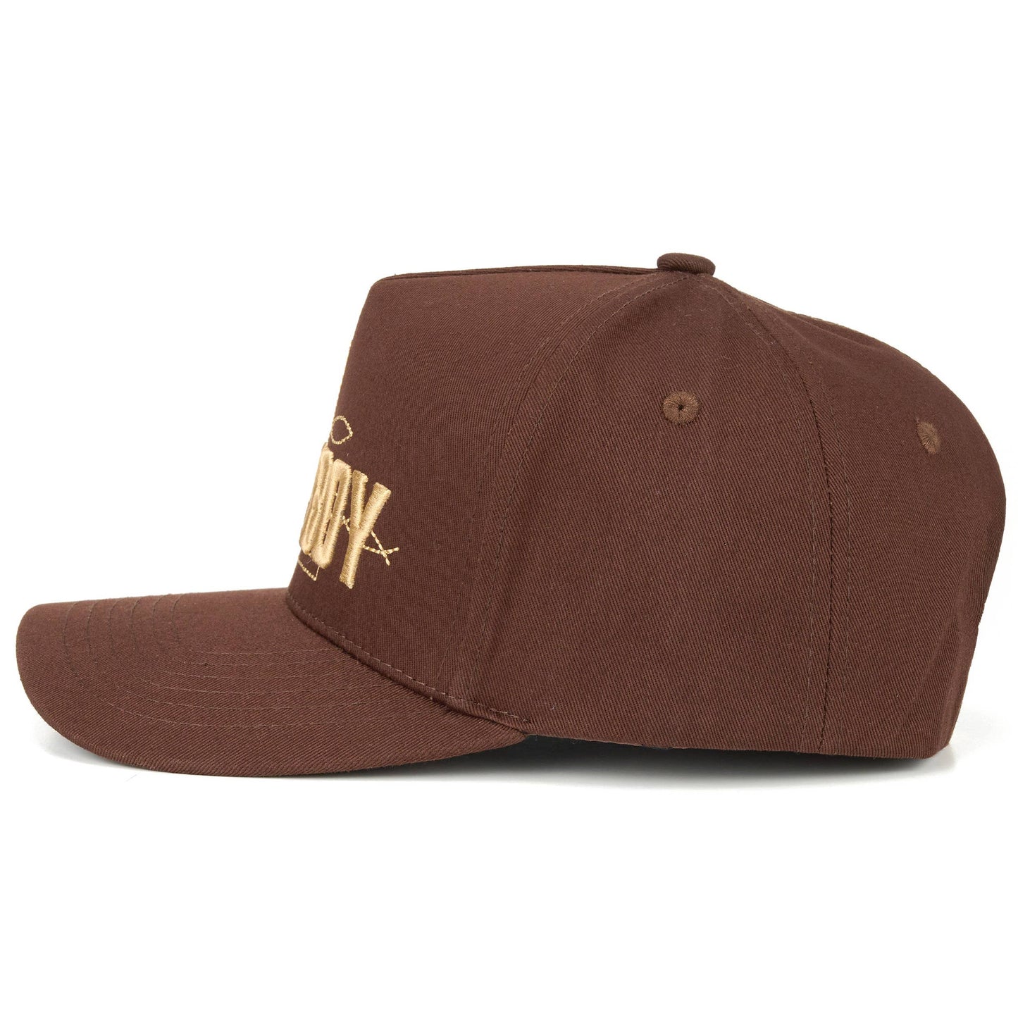 COWBOY Western Embroidered Brown Trucker Hat
