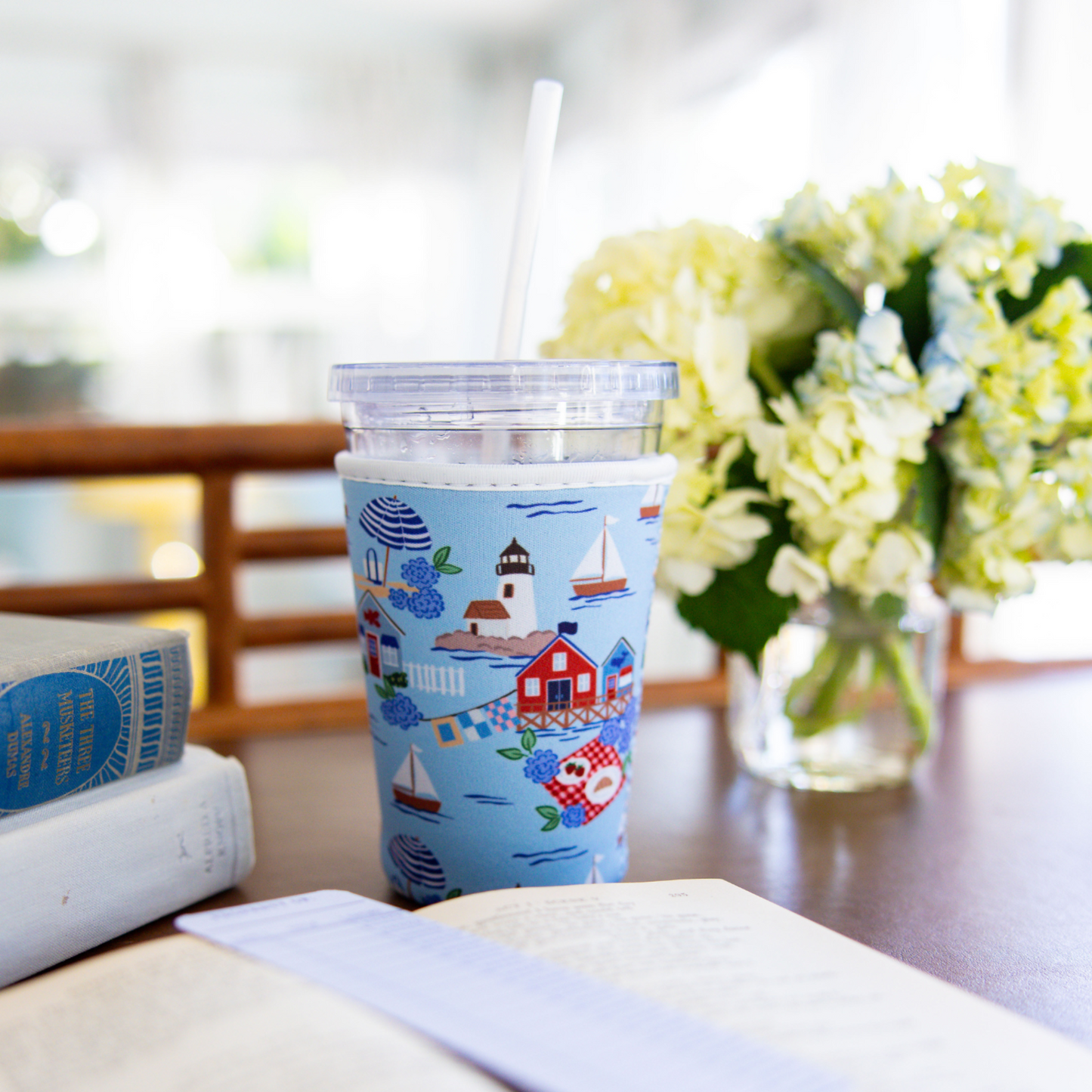 Seaside Harbor | Reusable Coffee Sleeve