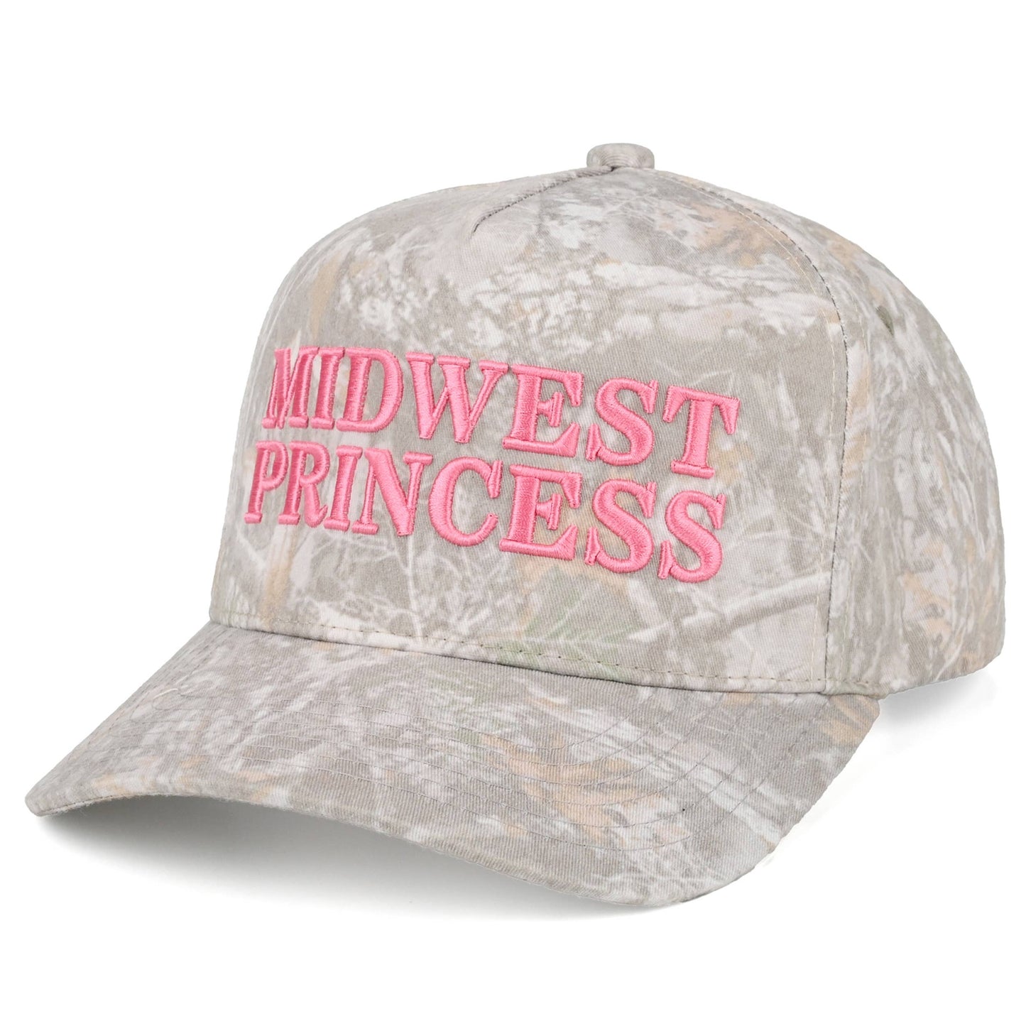 Midwest Princess Embroidered Camo Trucker Hat