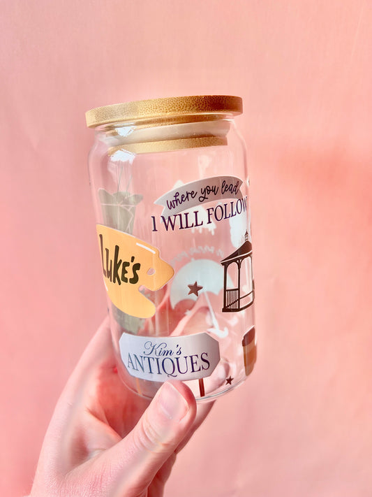 Gilmore Girls Glass Can Cup