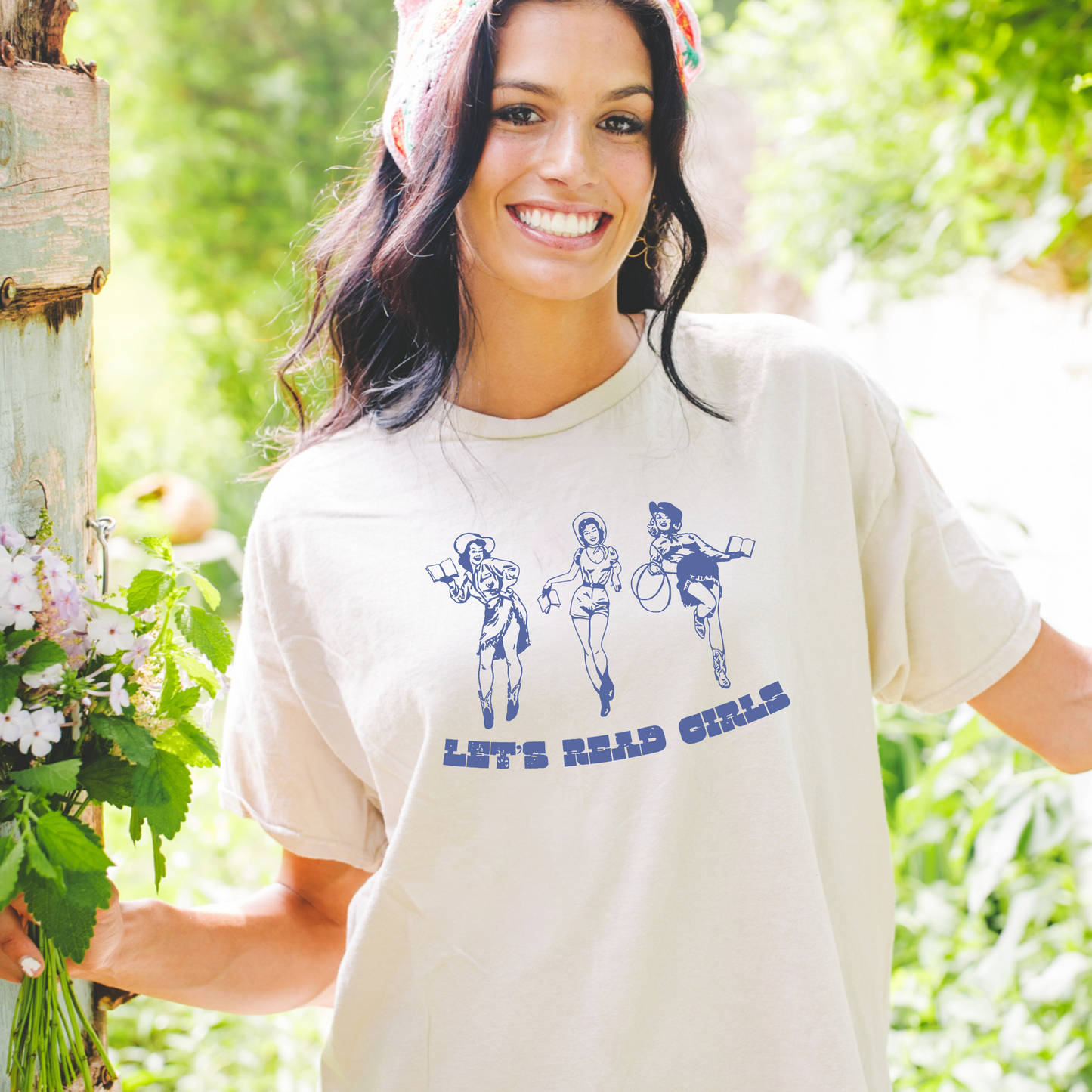 Let’s Read Cowgirls Tshirt