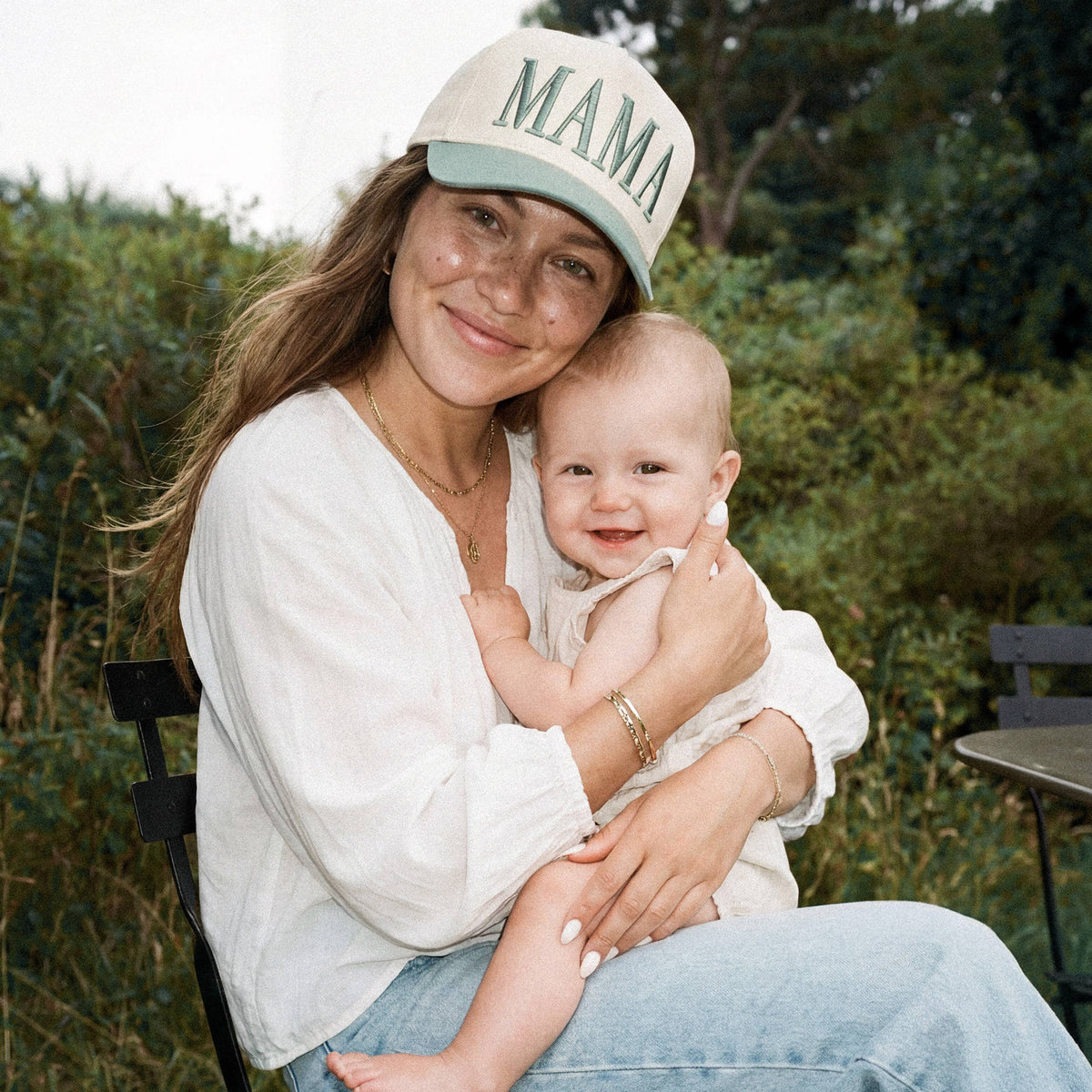C.C MAMA Letter embroidered Snapback Trucker Hat