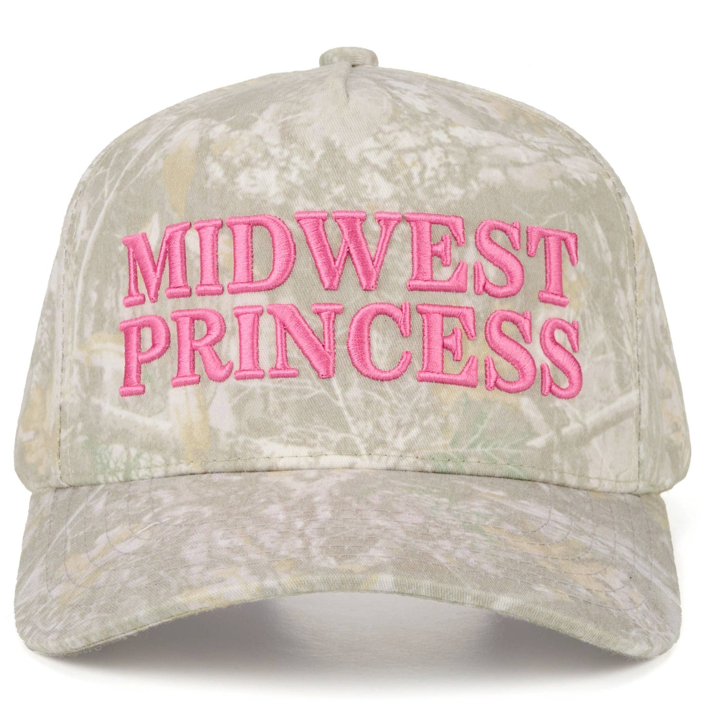 Midwest Princess Embroidered Camo Trucker Hat