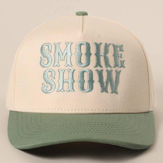 SMOKE SHOW Embroidered Trucker Hat