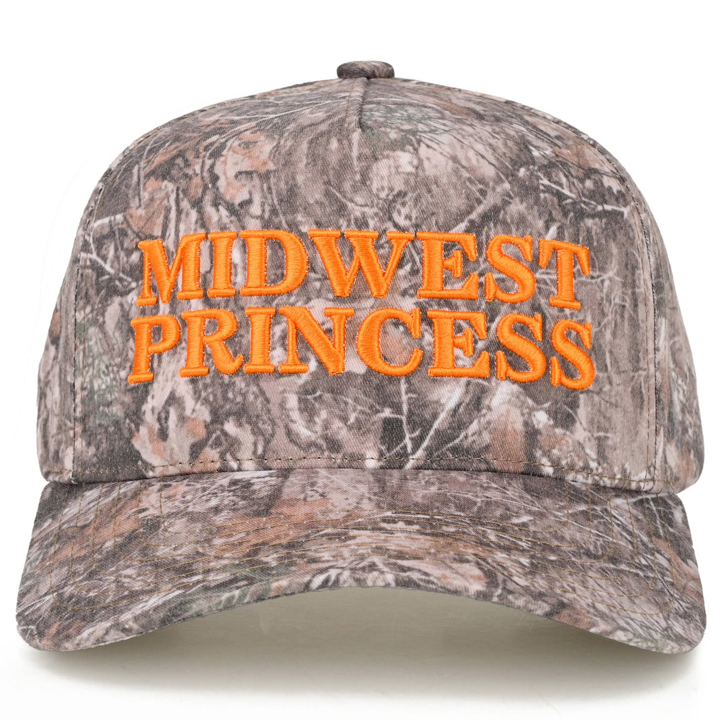 Midwest Princess Embroidered Camo Trucker Hat