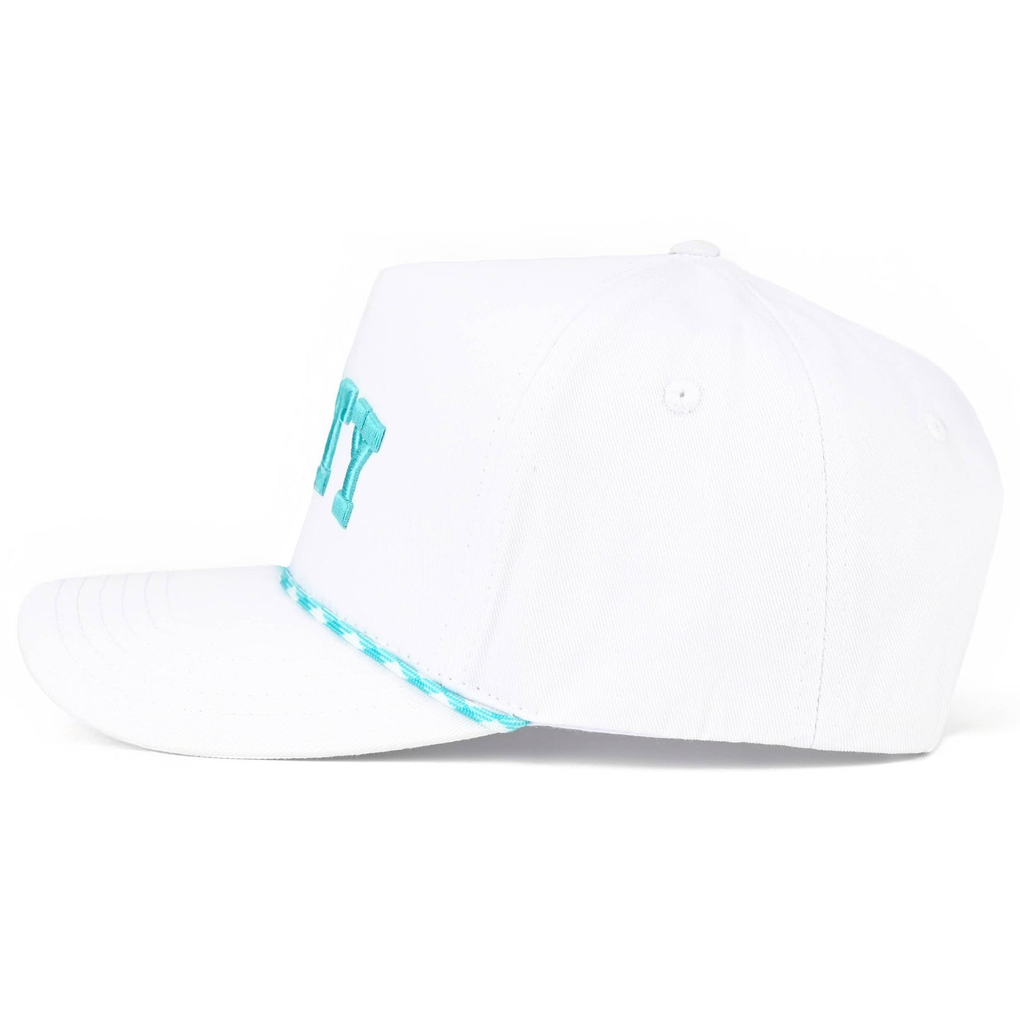 C.C SALTY Letter with Color Rope Trucker Hat