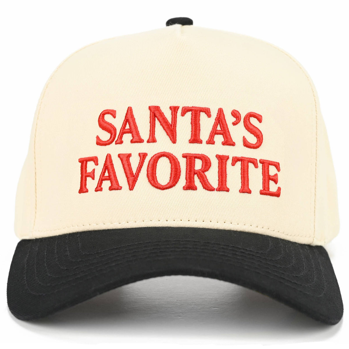 C.C SANTAS FAVORITE Letter Embroidered Trucker Cap