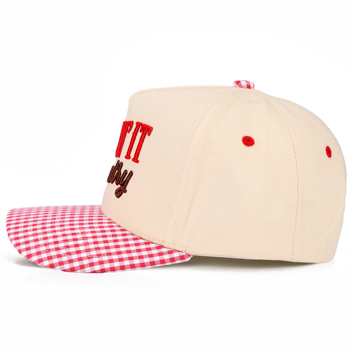 Keepin’ it County Embroidered Two Tone Cow Print Trucker Hat