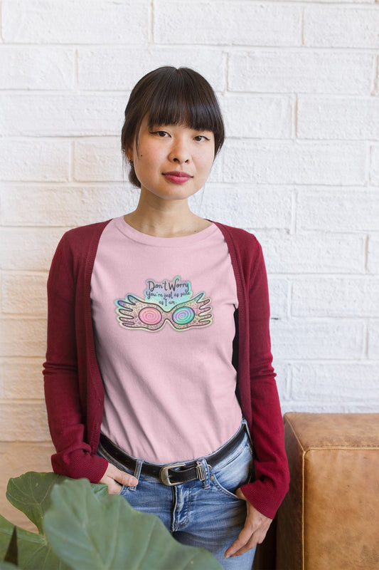 Wizard Girl Glasses Tshirt Holographic tshirt Just As Sane As I Am