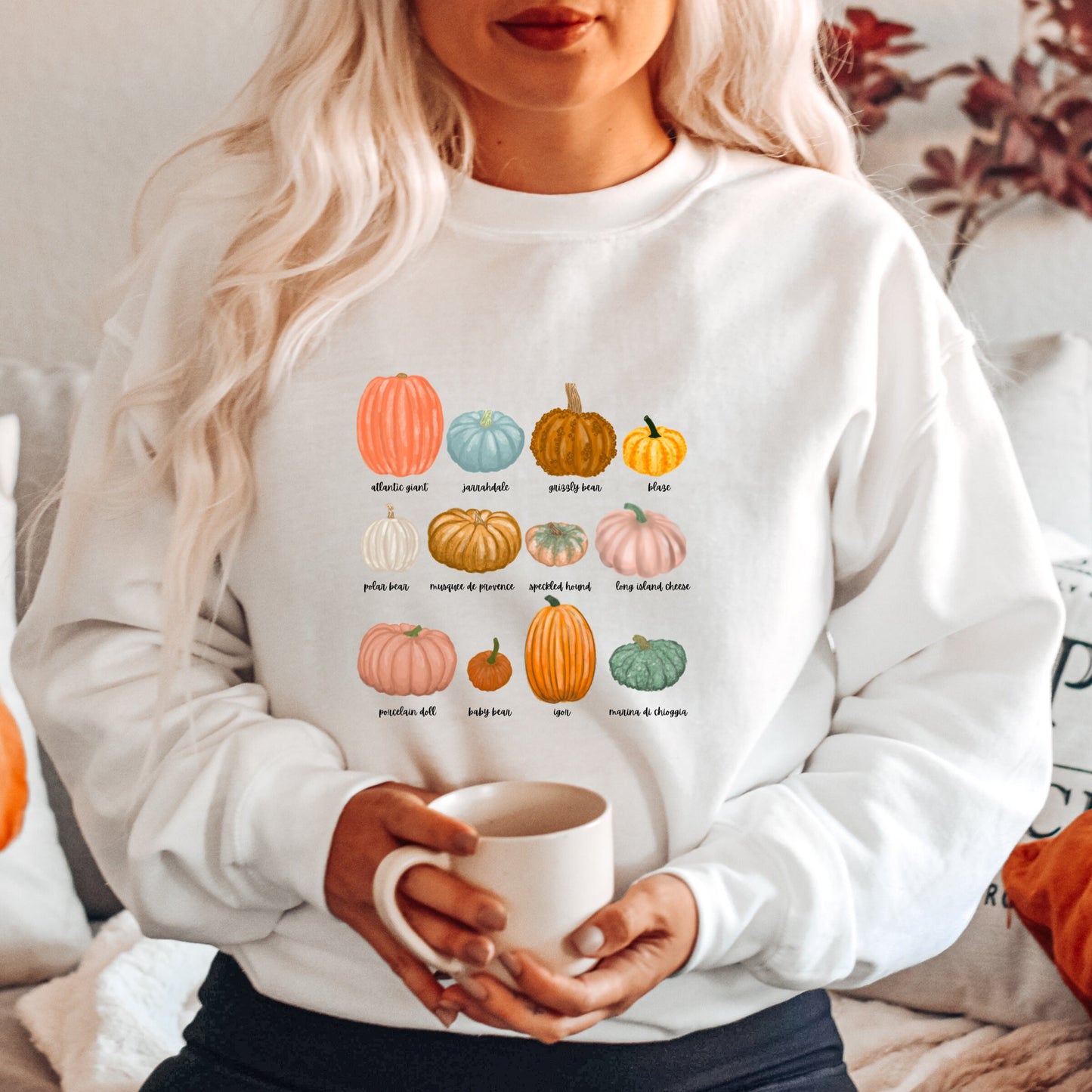 Pumpkin Patch Sweatshirt Pumpkin Crewneck Pumpkin Variety Sweatshirt Fall Crewneck Pumpkin pullover Halloween pumpkin sweatshirt