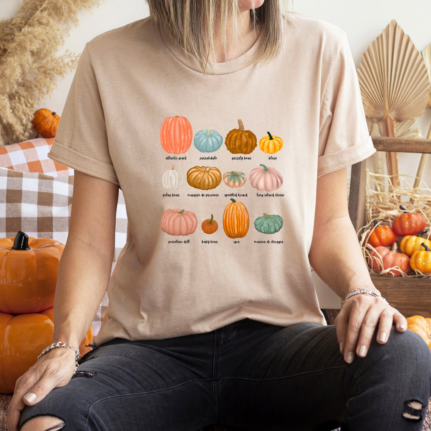 Pumpkin Patch Shirt Pumpkin Farm Fall tshirt Pumpkin varieties shirt Cute Pumpkin shirt