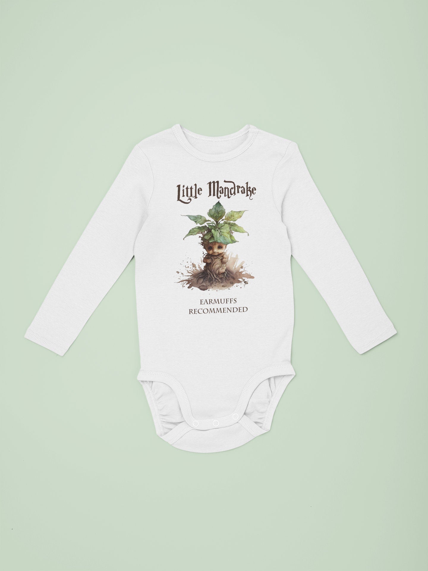 Little Mandrake Wizard Baby Bodysuit Long Sleeve or Short Sleeve