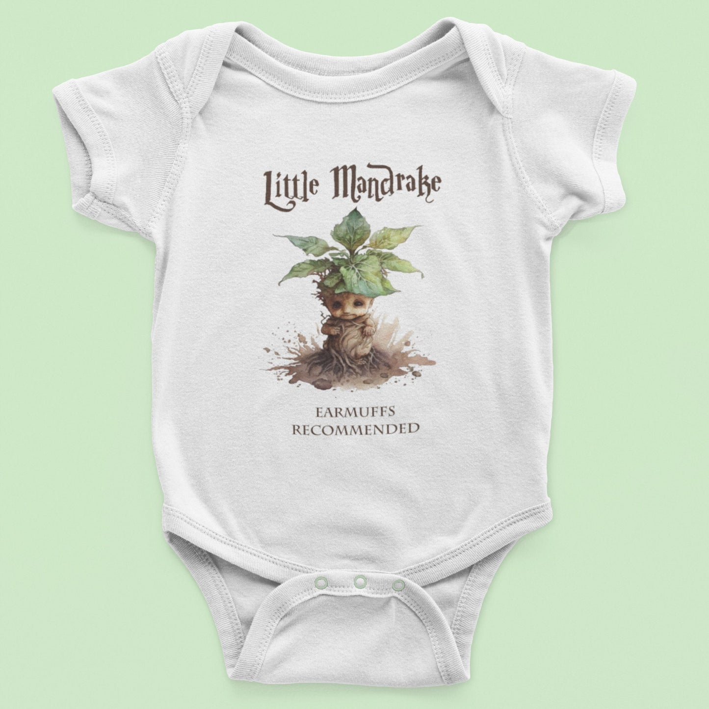 Little Mandrake Wizard Baby Bodysuit Long Sleeve or Short Sleeve