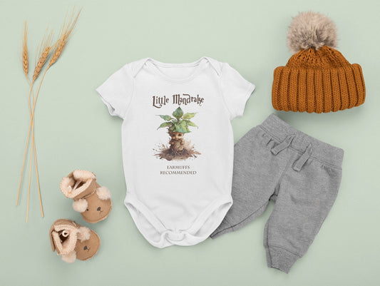 Little Mandrake Wizard Baby Bodysuit Long Sleeve or Short Sleeve