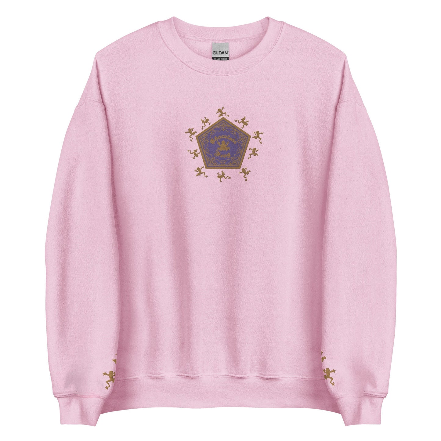 Chocolate Frog Embroidered Sweatshirt Wizard Crewneck Gift for Readers and Wizard World Lover