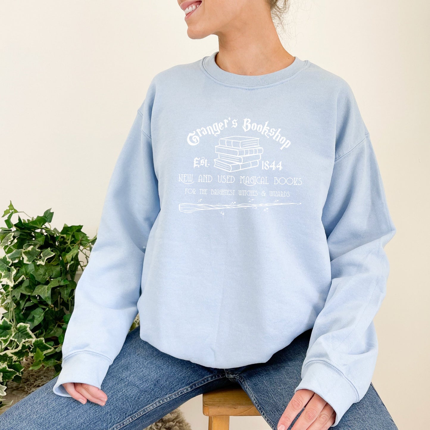 Granger’s Bookshop Sweatshirt Wizard School Book Store Crewneck Book Lover Gift Gift for Readers Wizard World Sweatshirt