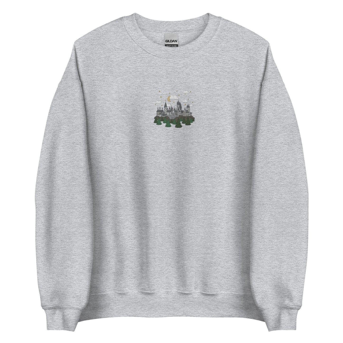 Wizard Castle Embroidered Crewneck Sweatshirt