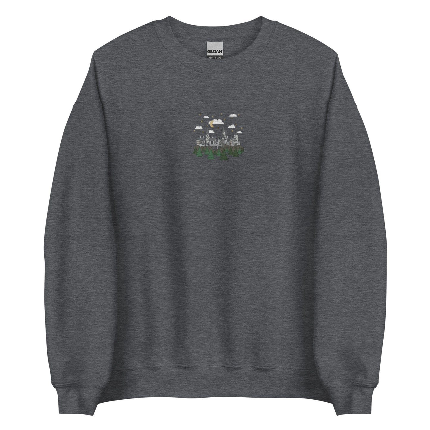 Wizard Castle Embroidered Crewneck Sweatshirt