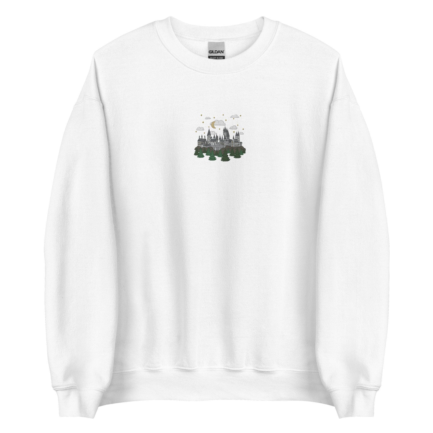 Wizard Castle Embroidered Crewneck Sweatshirt