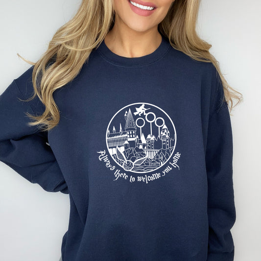 Wizard School Sweatshirt Wizard Castle Crewneck Wizard World Gift Wizard Lover Birthday Gift