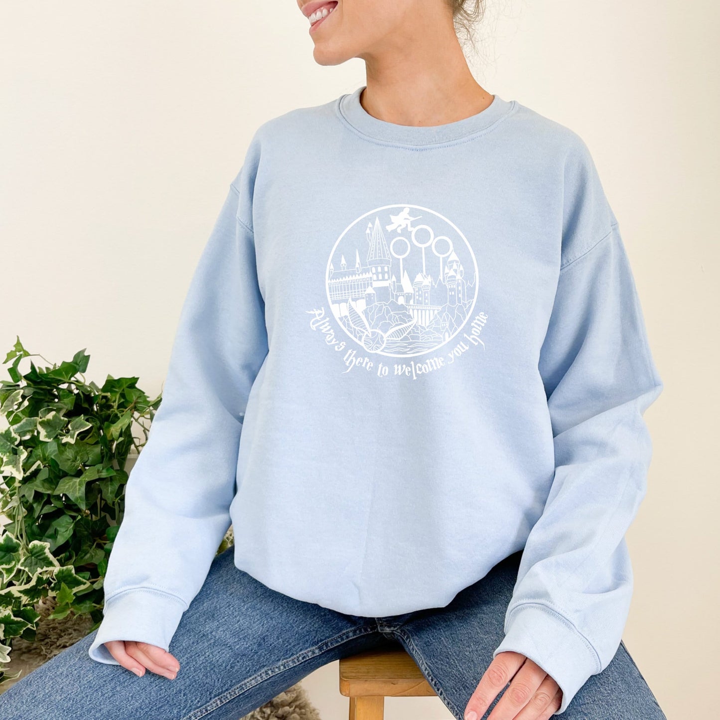 Wizard School Sweatshirt Wizard Castle Crewneck Wizard World Gift Wizard Lover Birthday Gift