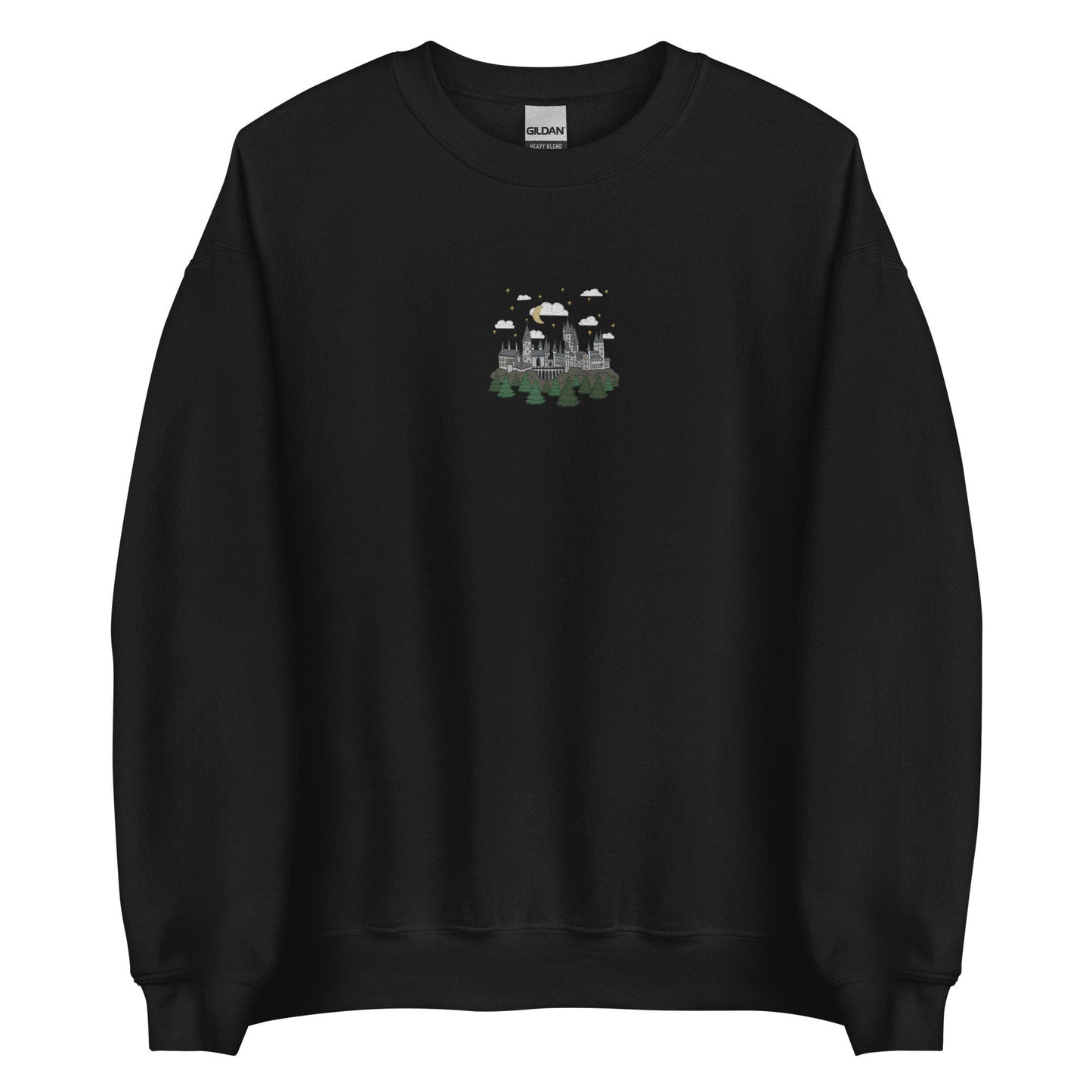 Wizard Castle Embroidered Crewneck Sweatshirt