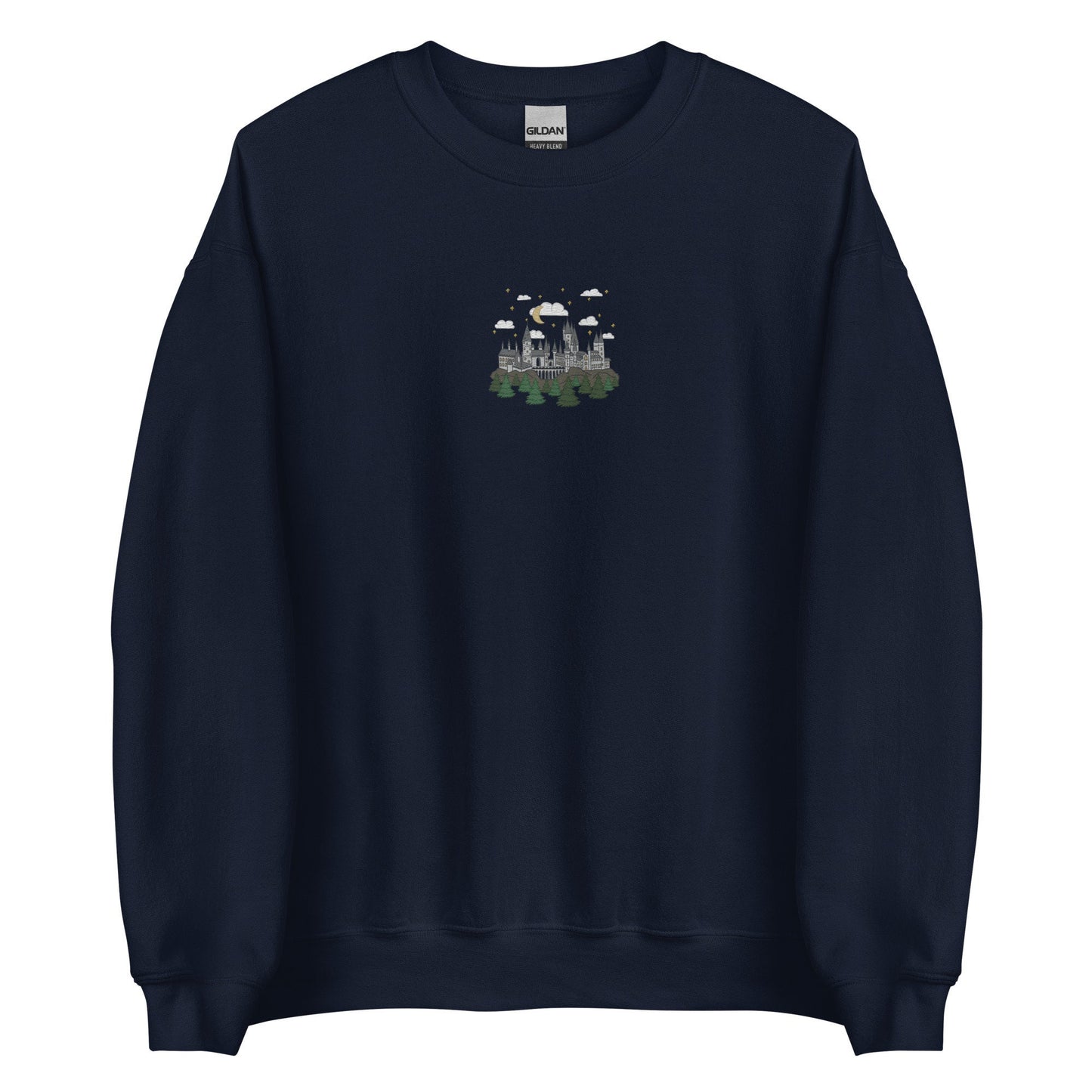 Wizard Castle Embroidered Crewneck Sweatshirt