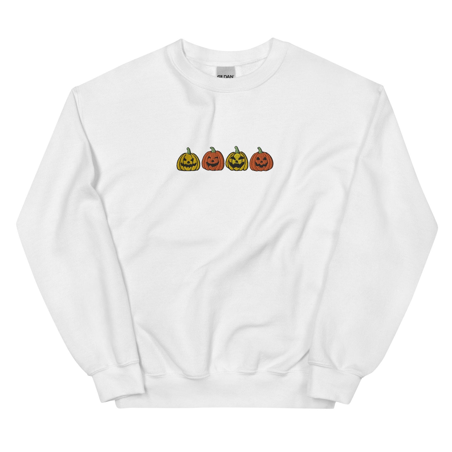 Jack-o-Lantern Embroidered Sweatshirt