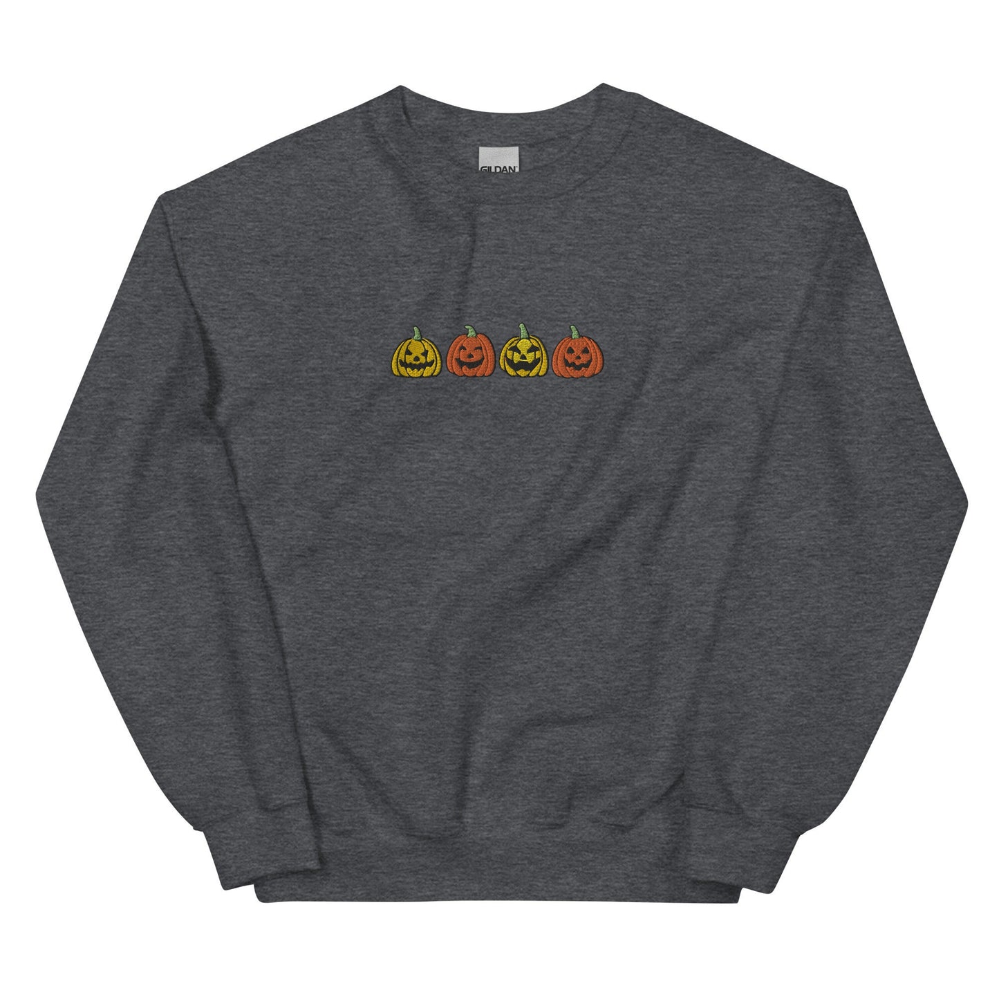 Jack-o-Lantern Embroidered Sweatshirt