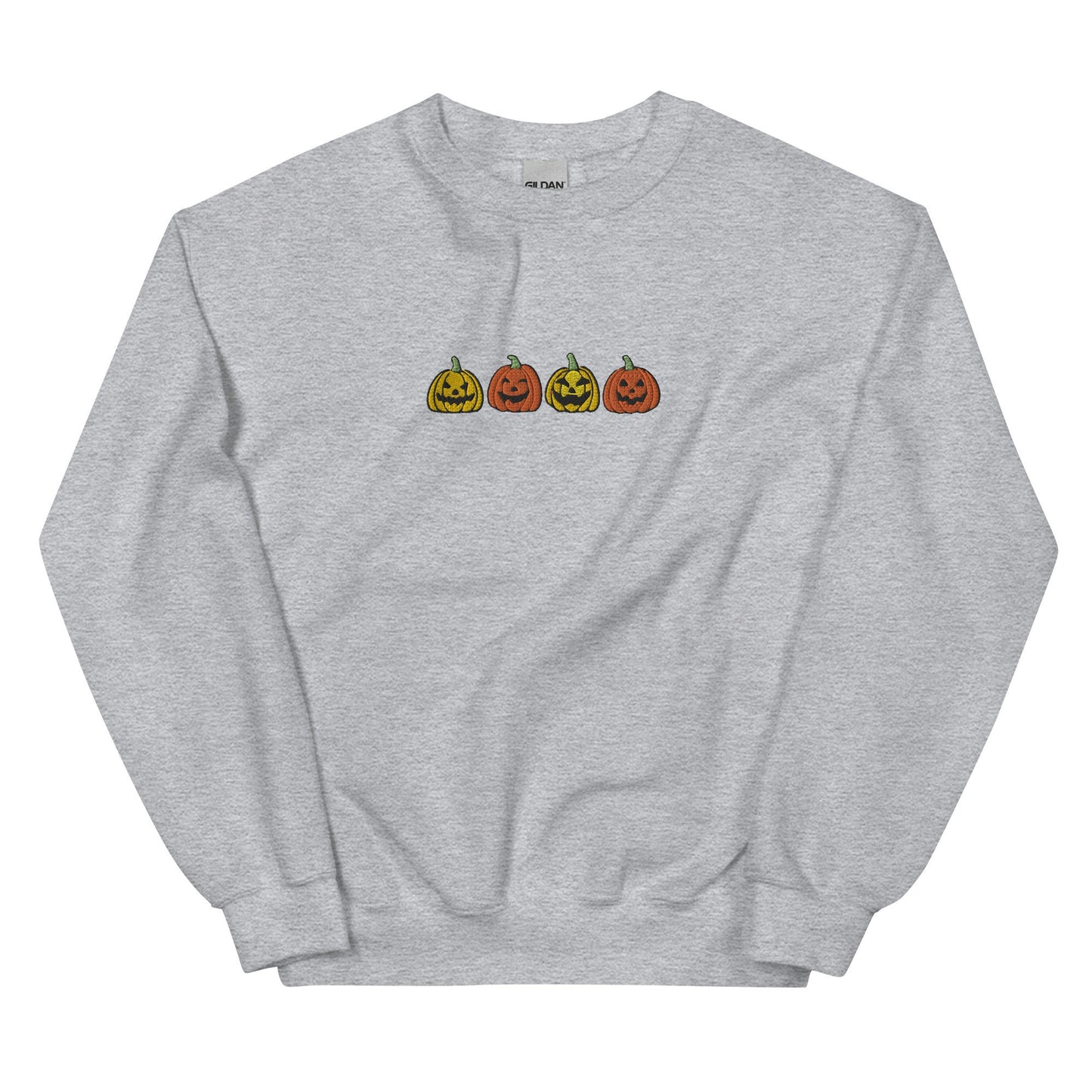 Jack-o-Lantern Embroidered Sweatshirt