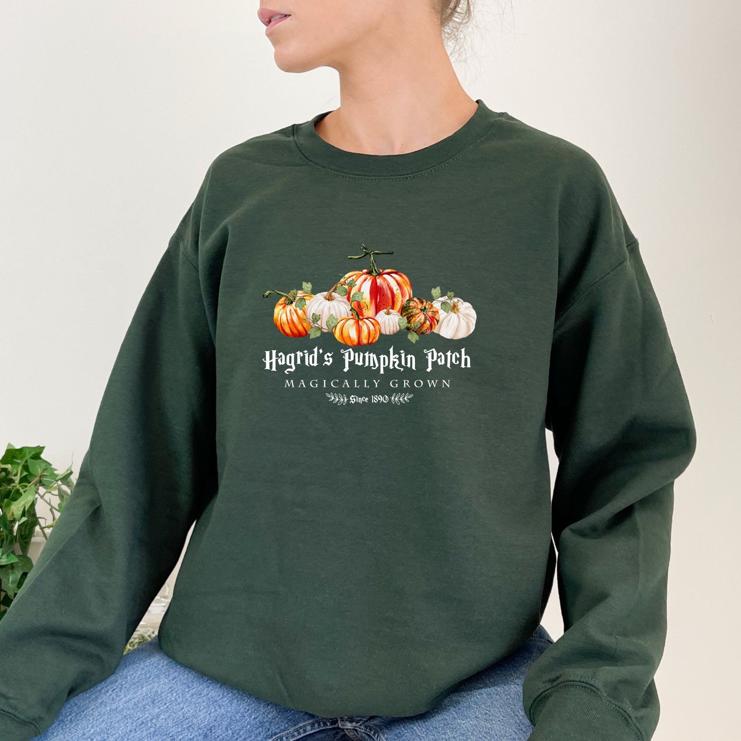 Hagrid’s Pumpkin Patch Fall Crewneck Sweatshirt