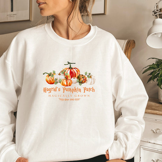 Hagrid’s Pumpkin Patch Fall Crewneck Sweatshirt