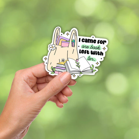 Book Hoarder Sticker Bookstore is My Happy Place Waterproof sticker Book Shop sticker Library Sticker Booktok Merch Kindle Sticker