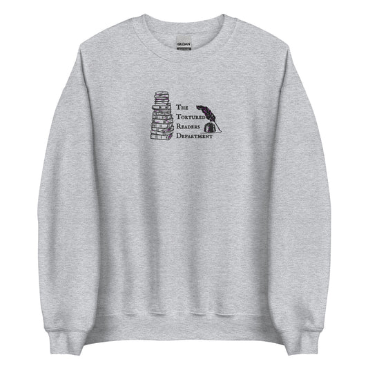 The Tortured Readers Department Embroidered Sweatshirt